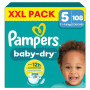PAMPERS Baby-Dry Couches taille 5 (11-16kg) 108 couches
