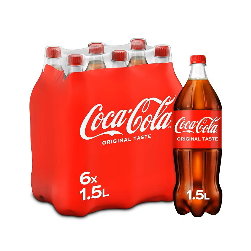 COCA-COLA Regular Original Taste 6x1,5L