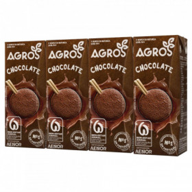 AGROS Lait au chocolat 4x20cl