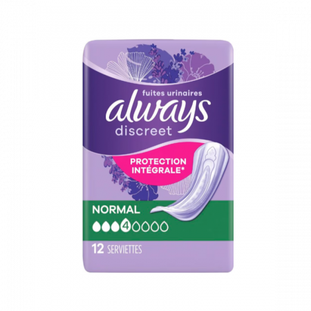 ALWAYS Discreet Protection Integrale Normal 12 serviettes