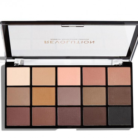Makeup Revolution - Lidschattenpalette - Re-Loaded Palette - Basic Mattes