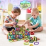 COOLJOY Blocs Magnétiques STEM 40 pcs – Jouet Aimanté Enfants 3-5 Ans, Garçons et Filles