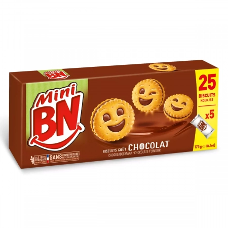 BN MINI biscuits chocolat 175g