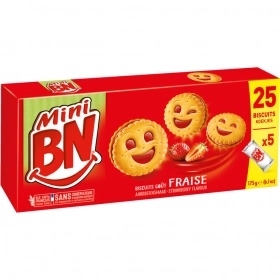 BN biscuits goût fraise 175g