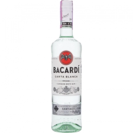 BACARDÍ Carta Blanca 37,5% Rum 70cl
