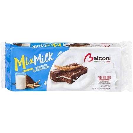 BALCONI gâteau Mix Milk 10x35g