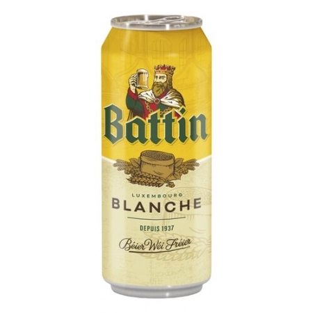 BATTIN Blanche 4,8 % vol canette 50cl