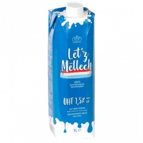 Lët'z Mëllech - Lait Demi-Écrémé 1,5% M.G. 1L
