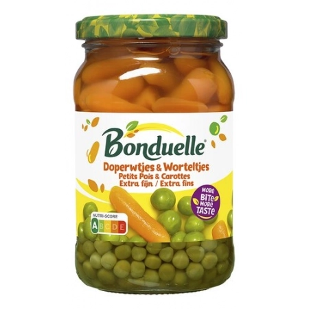 BONDUELLE Petits pois & Carottes Bocal 330g