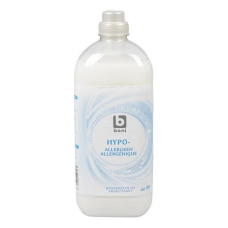 BONI Adoucissant Hypoallergénique 1,5L - Jusquà 60 Lavages