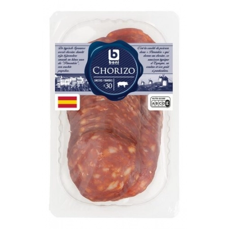 BONI Chorizo Doux 30 Tranches 150g