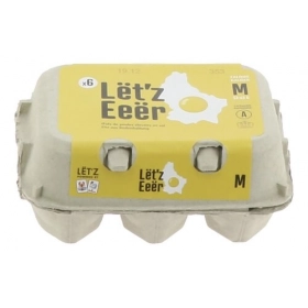 LËT'Z EEËR Oeufs brun M 6pc