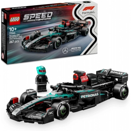 LEGO Speed Champions Mercedes-AMG F1 W15 77244  Voiture Formule 1 avec minifigurine à construire