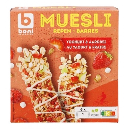 BONI cereal bar strawberry yogurt 138g