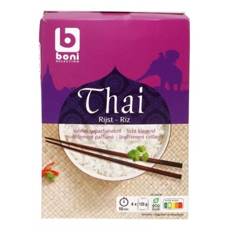 BONI riz thaï sachets cuisson 4x125g