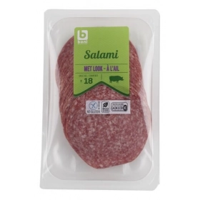 BONI salami à l'ail SG 18 tranches 200g