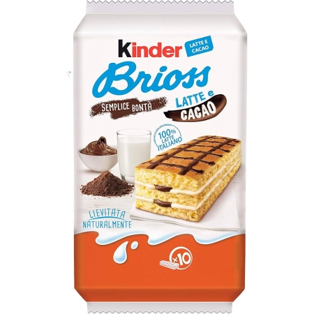 KINDER Brioss T10 Lait et cacao 290g