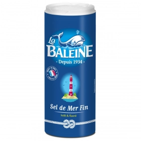 LA BALEINE Fine Sea Salt Iodized & Fluoridated 550g