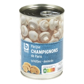 Boni Champignons de Paris Émincés en Conserve 390g