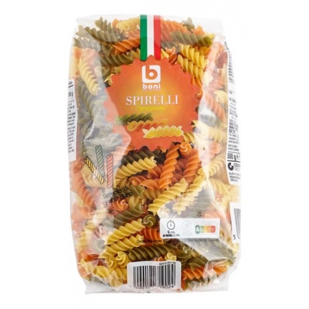 Boni Spirelli Tricolore pâtes 500g