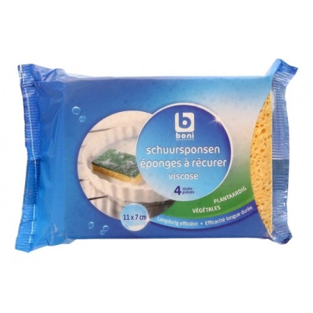 Boni Viscose Scouring Sponges 4 Pieces