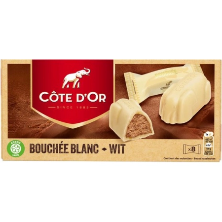 COTE D'OR White Bites 8x21g