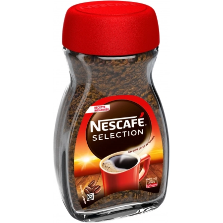 Café Soluble Nescafé Select – Pot en verre 200g
