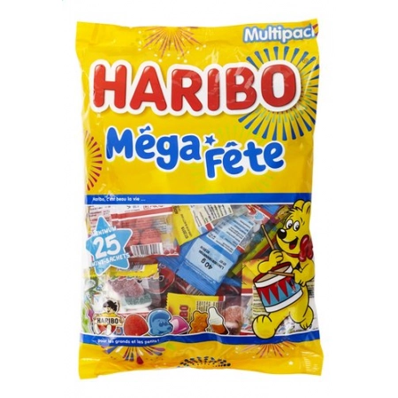 HARIBO Bonbons Mega Fête 1kg