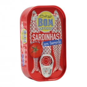 BOM PETISCO Sardines à La Sauce Tomate Piquante 120g