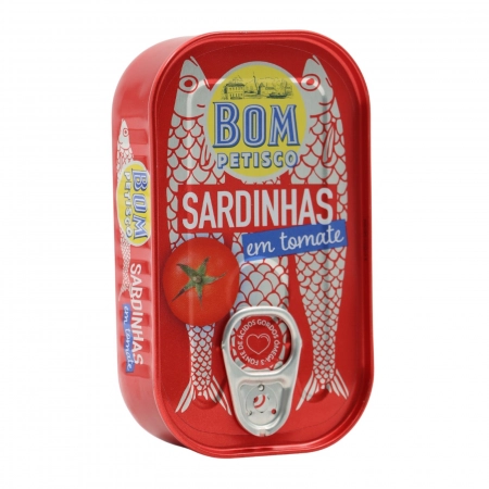 BOM PETISCO Sardines à La Sauce Tomate Piquante 120g