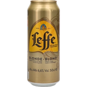 LEFFE Abbey Blonde Beer 6.6% vol can 50cl