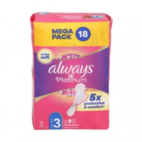 ALWAYS Platinum Mega night size 3 - Pack 18 Sanitary Pads