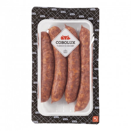COBOLUX Mettwurst Saucisses 4 pièces