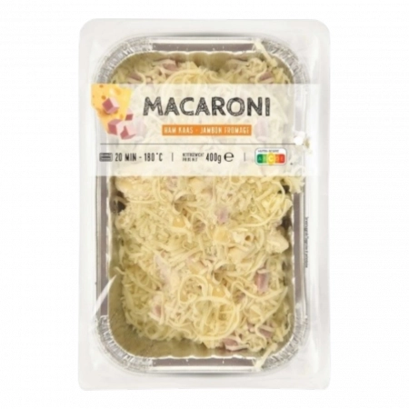 CHEF SELECT Macaroni au jambon fromage 400g