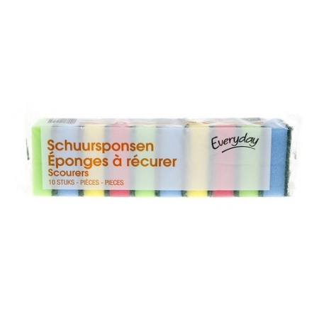 Everyday Éponges à récurer Scourers 10 pièces