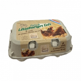 Oeufs de poules élevées au sol L 6 pièces - Arend