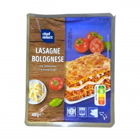CHEF SELECT Lasagne Bolognese à la viande de porc 400g
