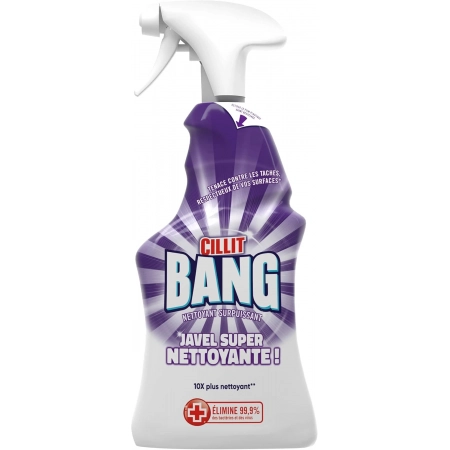 Cillit Bang Pistolet de 750 ml Nettoyant Surpuissant Javel