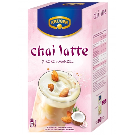 Krüger Chai Latte Noix de Coco et Amande 250g