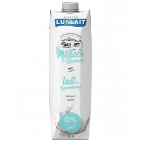 LUXLAit Lait Écrémé UHT 0% M.G. 1L