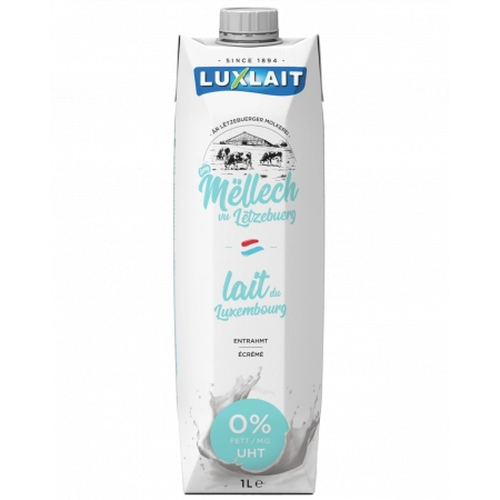 LUXLAit Lait Écrémé UHT 0% M.G. 1L