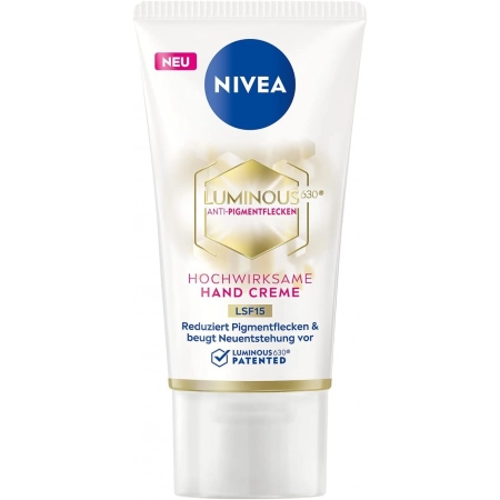 NIVEA Luminous 630 Crème pour les mains anti-décoloration 50ml