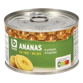 BONI Ananas Tranches au jus 227g
