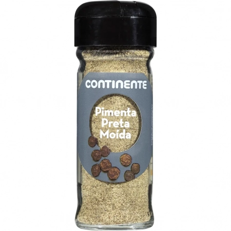 Continente Épices Poivre noir moulu 48g
