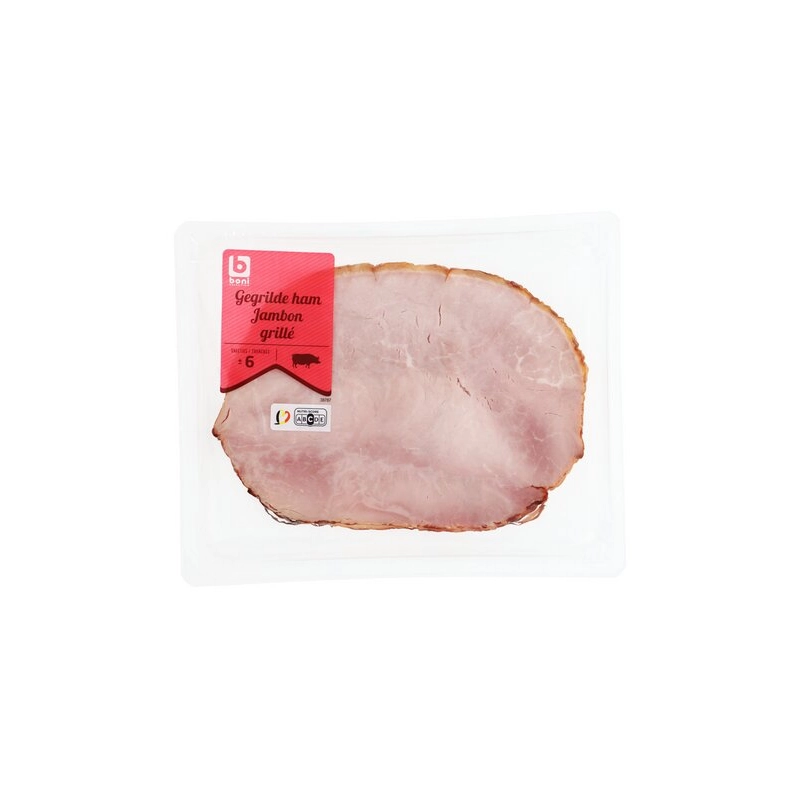 BONI Jambon grillé 6 tranches 200g