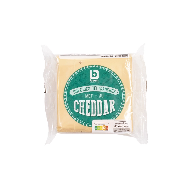 Boni 10 tranches au Cheddar 250g