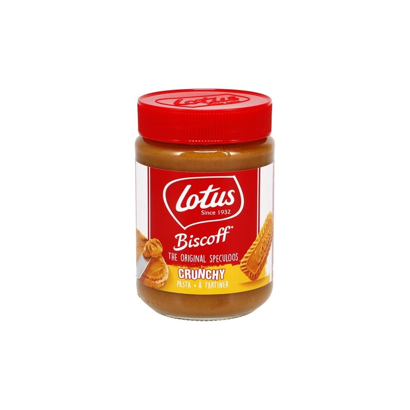 LOTUS BISCOFF Speculoos Crunchy pâte à tartiner 400g