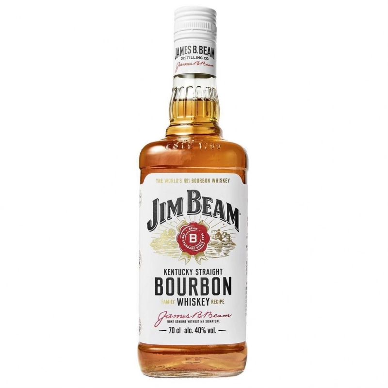 JIM BEAM Kentucky Straight Bourbon 40% vol 70cl