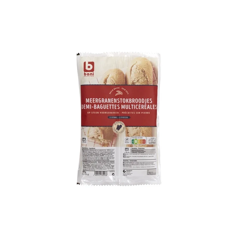 BONI Precooked Multigrain Baguettes 250g