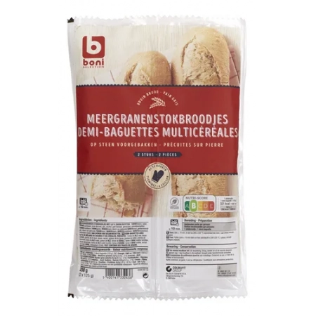 BONI Baguettes Multicéréals précuit 250g